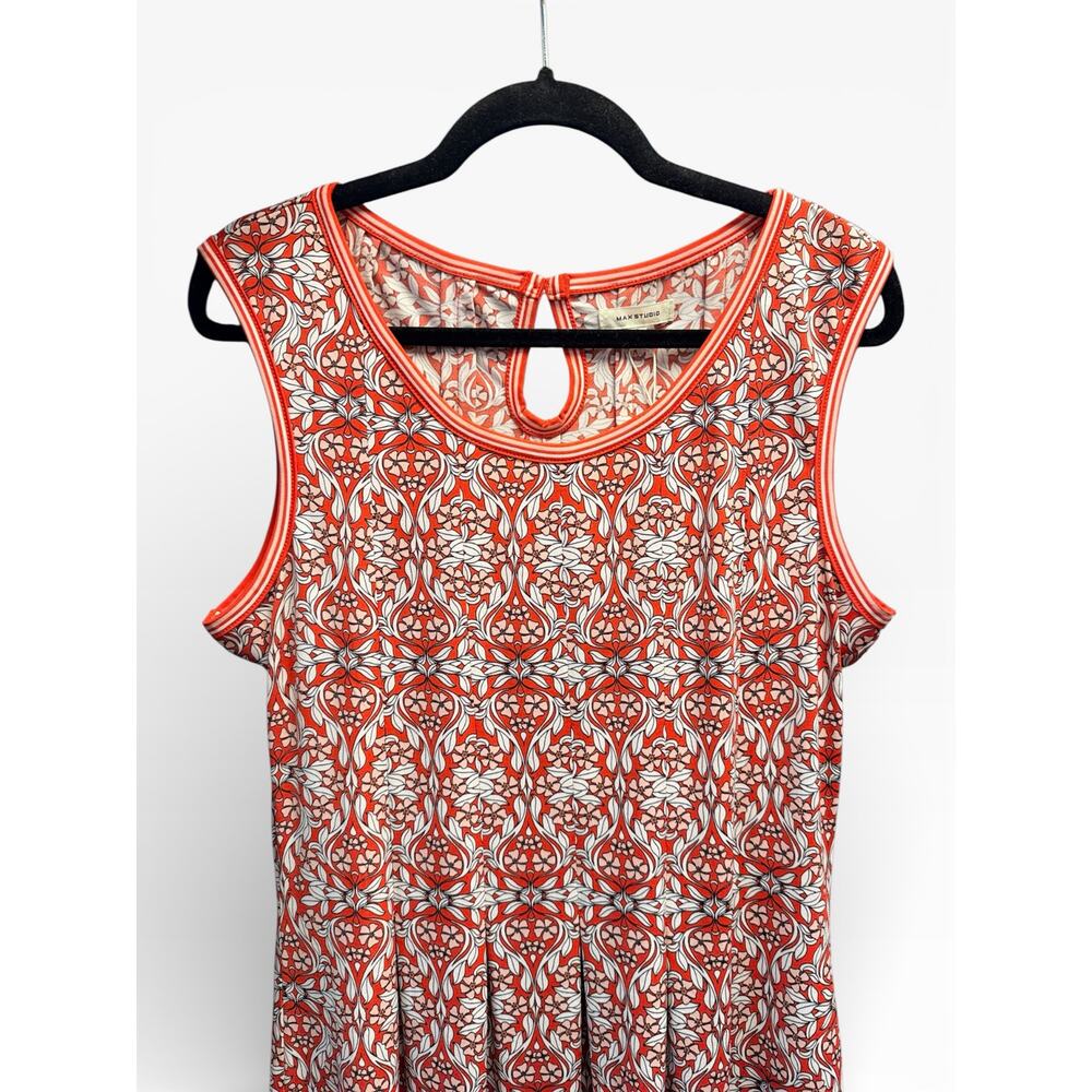 NWT Max Studio Sleeveless Printed Swing Dress XL - Picture 9 of 14